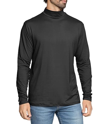 Augusta Sportswear Wicking Mock Turtleneck Shirt, 3X-Large, Navy